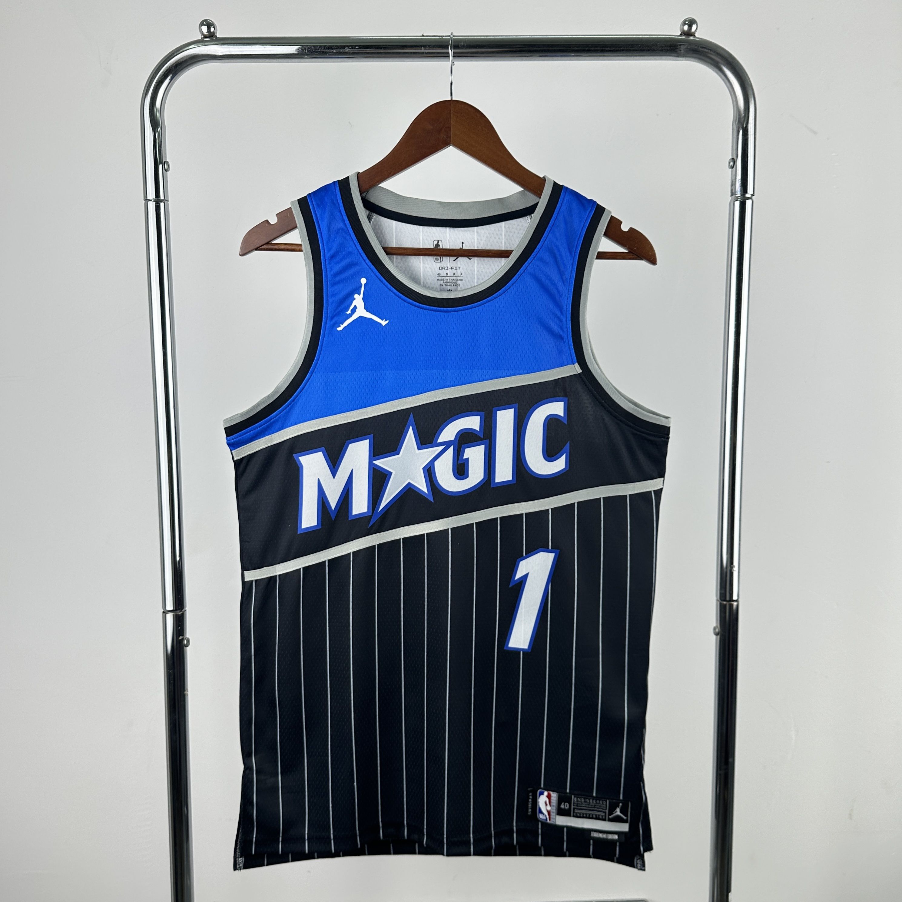 Men Orlando Magic #1 Hardaway Black Season 2026 NBA Jersey